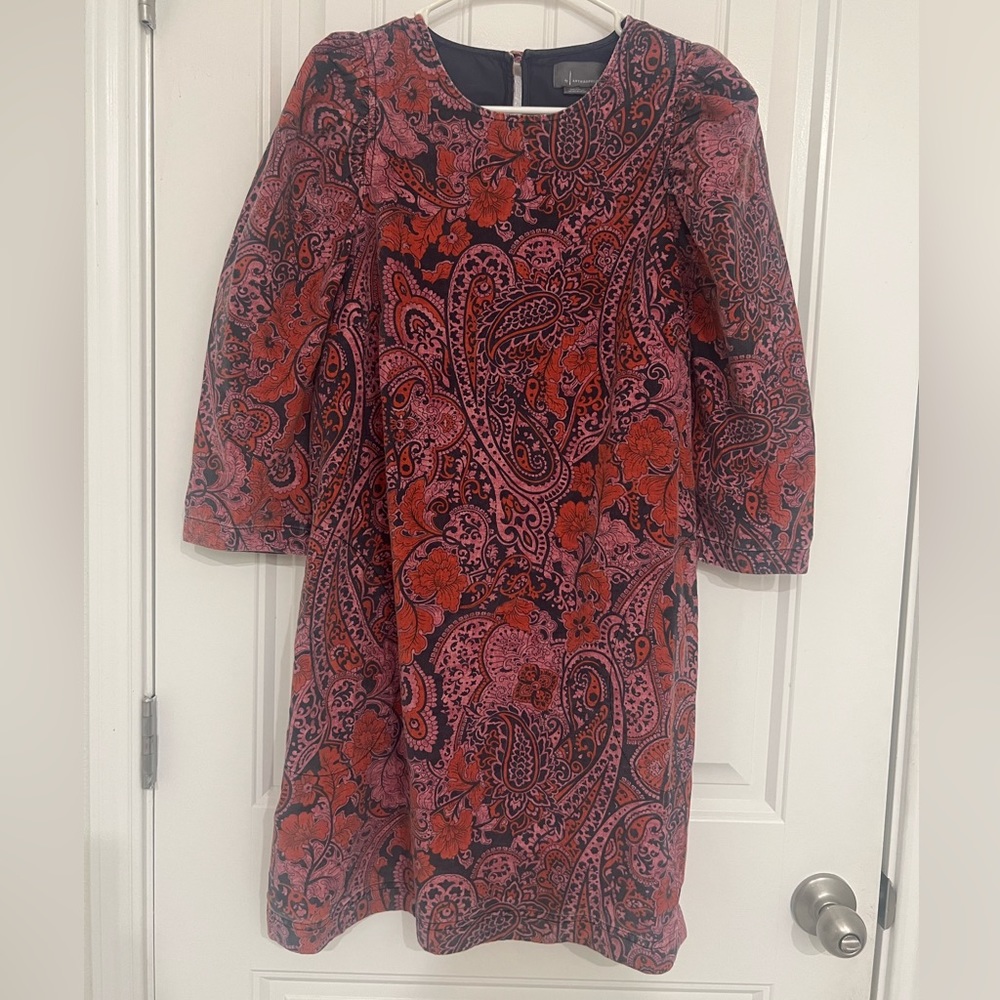 Anthropologie Corduroy Mini Dress